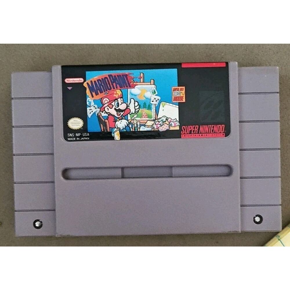 Mario Paint (Super Nintendo Entertainment System SNES, 1992) Cartridge Only